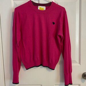 Kerri Rosenthal Lu cotton sweater sz Med in Berry Pink
